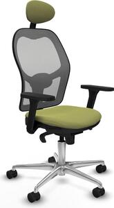 Sedia da ufficio con poggiatesta Piqueras y Crespo 3D086N1 verde