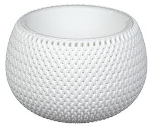 Vaso Splofy PROSPERPLAST in plastica colore bianco H 19 cm, L 29 x Ø 29 cm