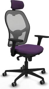 Sedia da ufficio con poggiatesta Piqueras y Crespo 3D036G2 Viola