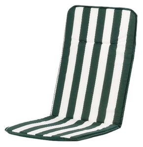 Cuscino per sedie poltrone con schienale alto da esterno interno Action - White/Green