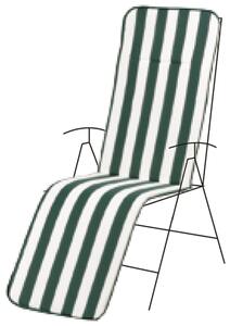 Cuscino per poltrone sdraio sedie da giardino schienale alto e prolunga Action Relax - Tan