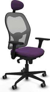 Sedia da ufficio con poggiatesta Piqueras y Crespo 3D036G1 Viola