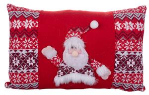 Cuscino decorativo natalizio rettangolare 50x33 cm in stoffa Livigno
