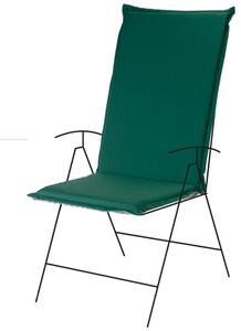 Cuscino in cotone imbottito sfoderabile schienale alto 115x48xH6 cm Zippo - Green