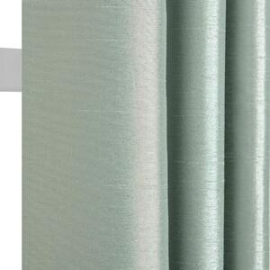 Tenda semi-filtrante Periaze verde chiaro fettuccia con passanti nascosti 140x280 cm