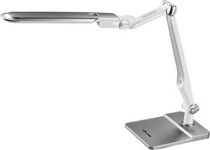 ECOLITE Matris braccio da scrivania Luce LED, 3 livelli di luce, dimmerabile, massimo 10 W, argento LBL1207-STR