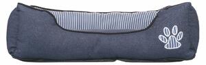 Cuccia cuscino per animali domestici cani gatti in tessuto oxford effetto jeans imbottita - 46x38xH15 cm