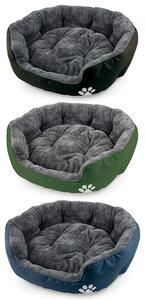 Cuccia cuscino invernale per cani e gatti in oxford con morbida imbottitura interna e fondo antiscivolo
