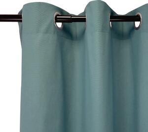 Tenda semi-filtrante INSPIRE Sunny verde acqua occhielli 140x280 cm