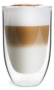 Tazze in set con parete doppia/da latte in vetro 6 pz 350 ml – Vialli Design