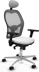 Sedia da ufficio con poggiatesta Piqueras y Crespo 3D086N1 Bianco