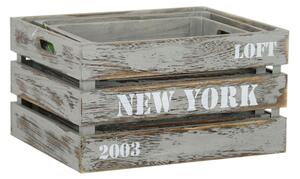 Cassette da interno in legno di paulownia piccola media grande set 3 pezzi Teo