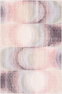 Tappeto in lana rosa chiaro 133x190 cm Kaola - Agnella