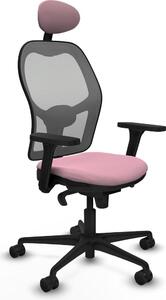 Sedia da ufficio con poggiatesta Piqueras y Crespo 3D036N1 Rosa