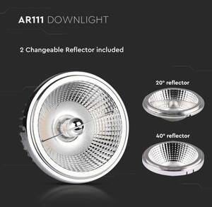 LED Faretto da incasso LED/20W/230V 6400K diametro 11 cm cromo lucido