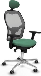Sedia da ufficio con poggiatesta Piqueras y Crespo 3D086G1 Verde smeraldo