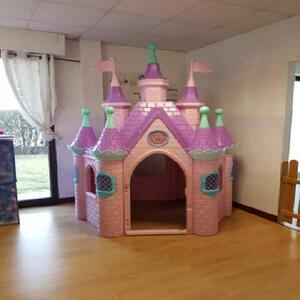 Casetta gioco da giardino per bambini a forma di castello H250 cm Princess