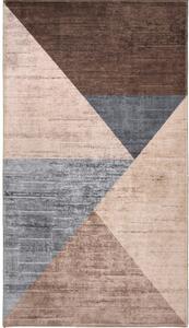 Tappeto lavabile marrone e beige 80x50 cm - Vitaus