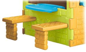 Casetta gioco da giardino con sedute e tavolino Mega Villa