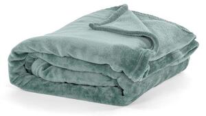 Coperta in micropush verde, 220 x 240 cm - Tiseco Home Studio