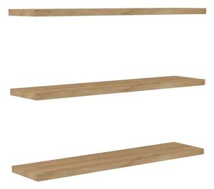Mensole in rovere decorato in set di 3 Boss - Kalune Design