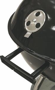 BBQ Barbecue tondo globo sistema di areazione su coperchio struttura in metallo 2 ruote di trasporto
