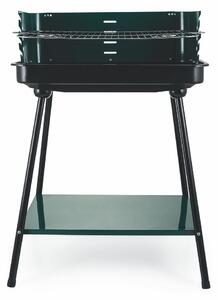 BBQ Barbecue rettangolare in metallo griglia rimovibile doppia maniglia in acciaio ripiano inferiore BestBQ Sun-day