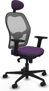 Sedia da ufficio con poggiatesta Piqueras y Crespo 2D036N1 Viola