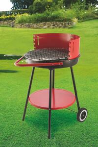 BBQ Barbecue griglia rimovibile in acciaio inox struttura in metallo ripiano inferiore con ruote