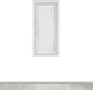 Tendina a vetro semi-filtrante Romantica bianco tunnel 63x160 cm