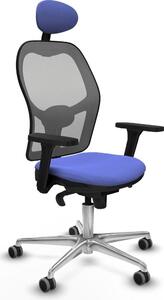 Sedia da ufficio con poggiatesta Piqueras y Crespo 3D086G1 Azzurro