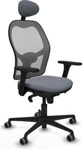 Sedia da ufficio con poggiatesta Piqueras y Crespo 3D036G1 Grigio