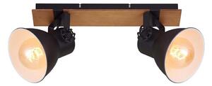 Briloner 2742-025 - Faretto SPOTLIGHT 2xE27/40W/230V nero/marrone