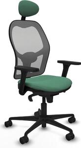 Sedia da ufficio con poggiatesta Piqueras y Crespo 3D036N1 Verde smeraldo