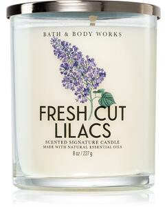 Bath & Body Works Fresh Cut Lilacs candela profumata 227 g