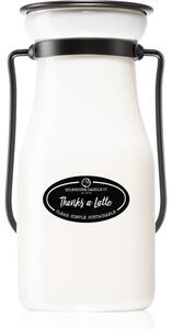 Milkhouse Candle Co. Creamery Thanks A Latte candela profumata Milkbottle 227 g