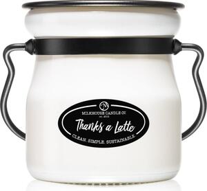 Milkhouse Candle Co. Creamery Thanks A Latte candela profumata Cream Jar 142 g