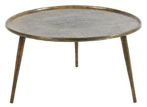 Tavolino rotondo in metallo bronzo ø 67,5 cm Babina - Light & Living