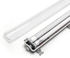 Aigostar - Lampada fluorescente tecnica LED 2xG13/18W/230V 4000K 127,6 cm IP65