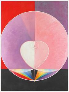 Riproduzione The Dove No 2 Rainbow Abstract Heart - Hilma af Klint