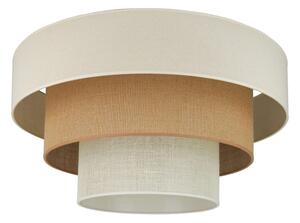 Brilagi-Plafoniera DENVER LUNETA 1xE27/15W/230V diametro 45 beige/marrone/color crema