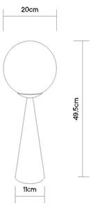 Globo 21031M - Lampada da tavolo PINPAL 1xE27/40W/230V ottone