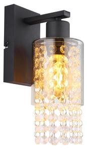 Globo 15799W - Applique BACKEY 1xE27/40W/230V nero