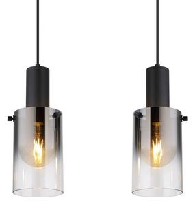Globo 15907-4H - Lampadario a sospensione con filo FLORENTINA 4xE27/40W/230V nero