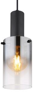 Globo 15907H - Lampadario a sospensione con filo FLORENTINA 1xE27/40W/230V diametro 12,5 cm nero