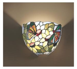 T534-A SUNFLOWER LAMPADA DA PARETE IN VETRO TIFFANY