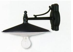 LAMPADA DA PARETE CLASSICA PER ESTERNI IP23 ANTRACITE O NERA MADE IN ITALY