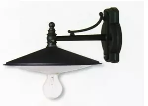 LAMPADA DA PARETE CLASSICA PER ESTERNI IP23 ANTRACITE O NERA MADE IN ITALY