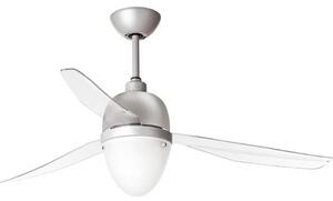 SWING METAL ECO VENTILATORE A SOFFITTO BIANCO O GRIGIO PORTALAMPADE E27 TELECOMANDO INCLUSO