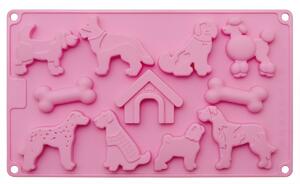Set Stampi in Silicone "Cani" per Biscotti e Mini Torte - Birkmann